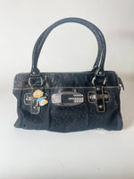 Vintage Guess Bag Black Monogram