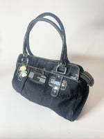 Vintage Guess Bag Black Monogram