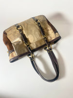 Vintag Coach Bag Monogram Patchwork