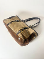 Vintag Coach Bag Monogram Patchwork