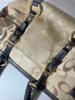 Vintag Coach Bag Monogram Patchwork
