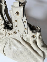 Gucci Leather Bag Hobo Monogram