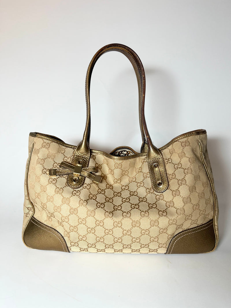 Vintage Gucci Tote Bag Monogram