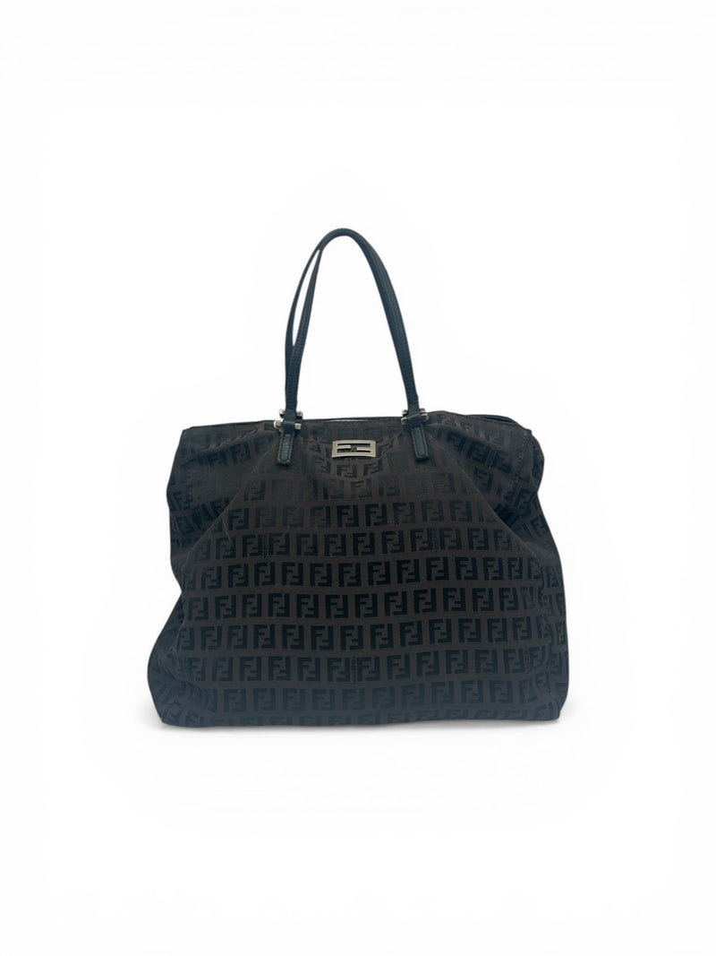 Fendi Zucchino Canvas Tote Bag Vintage - Maison Suneve